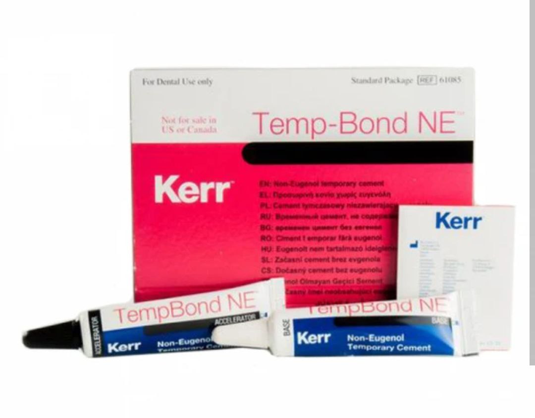 تمپ باند کر بدون اوژنول Kerr Temp-Bond NE – سمان موقت حرفه‌ای غیراوژنولی اصل آمریکا