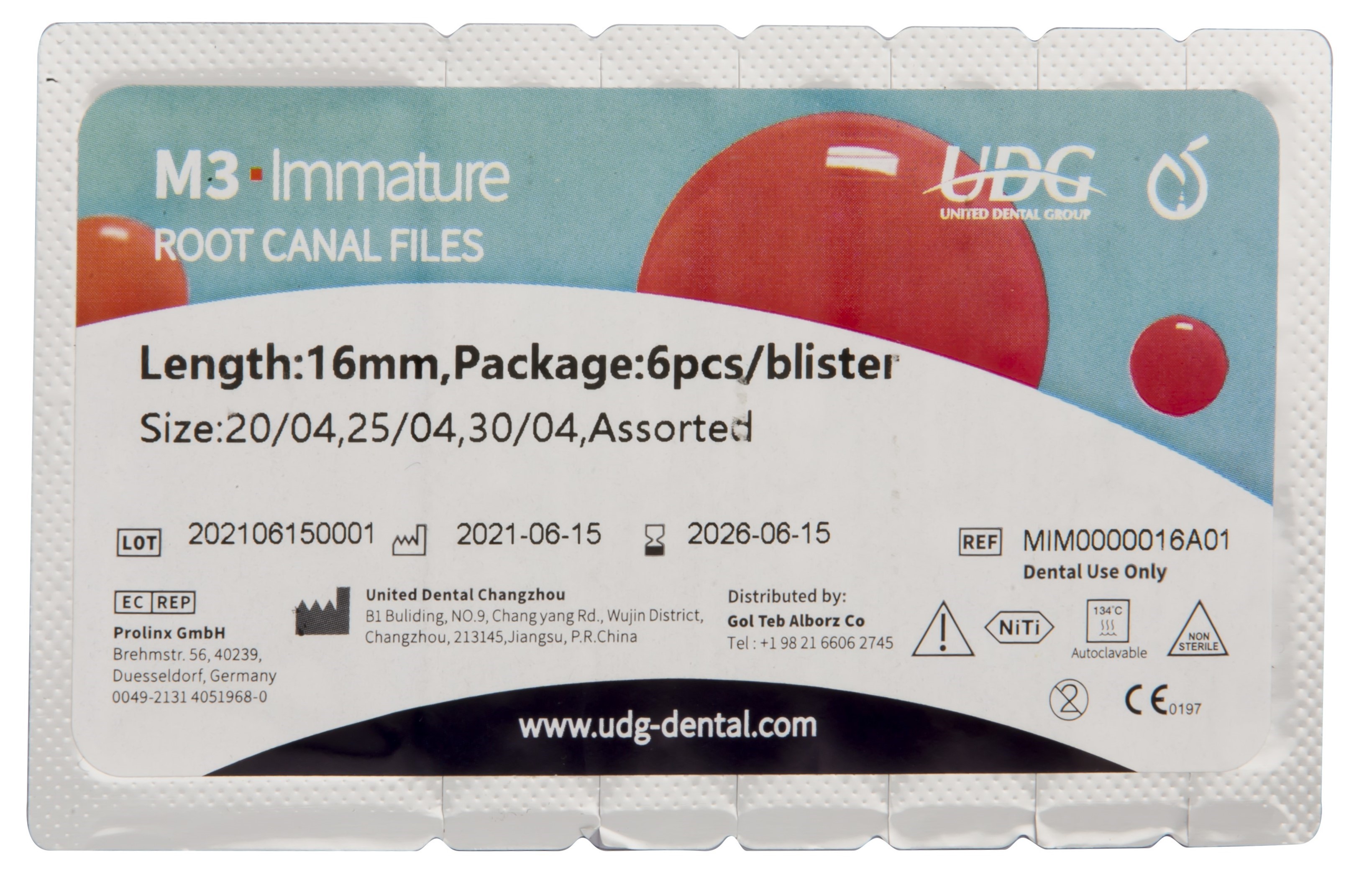 فایل روتاری اطفال آسورت M3 4% 16mm